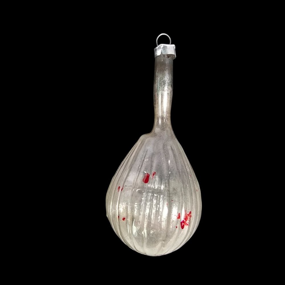 Antique Christmas Ornament Blown Glass Mandolin German Germany Holiday Guitar - Picture 2 of 8